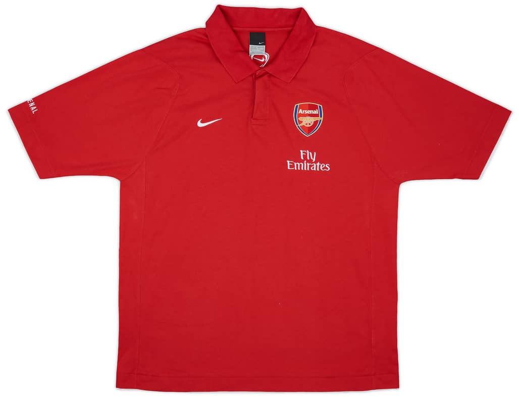 2006-07 Arsenal Nike Polo Shirt - 8/10 - X(XL)