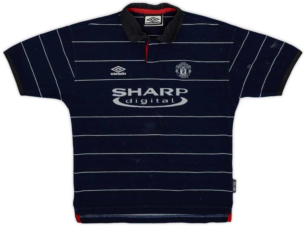 1999-00 Manchester United Away Shirt - 5/10 - (S.Boys)