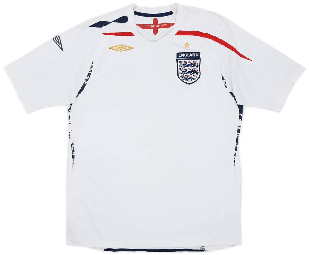 2007-09 England Home Shirt - 5/10 - (M)