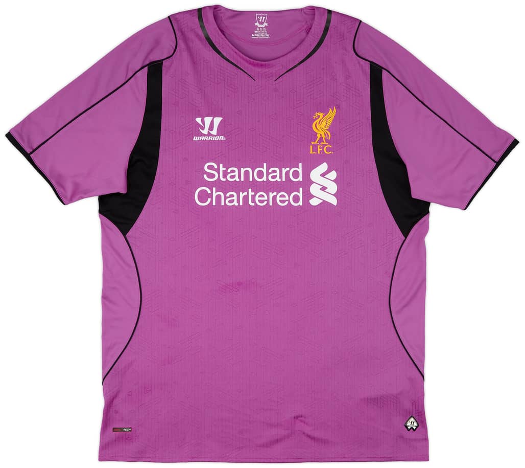 2014-15 Liverpool GK S/S Shirt - 8/10 - (XL)