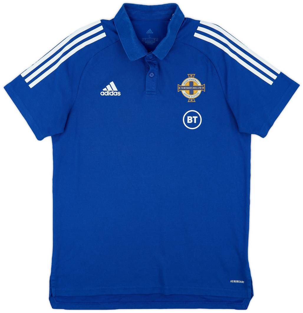 2019-20 Northern Ireland adidas Polo Shirt - 9/10 - (L)