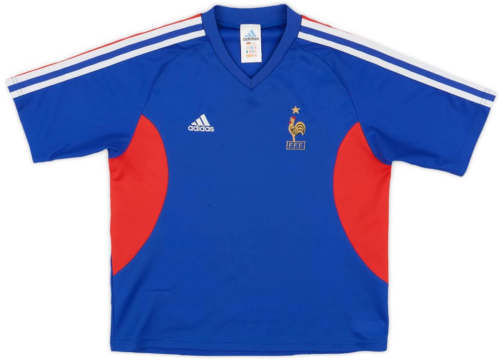 2002-04 France Home Shirt - 7/10 - (M.Boys)
