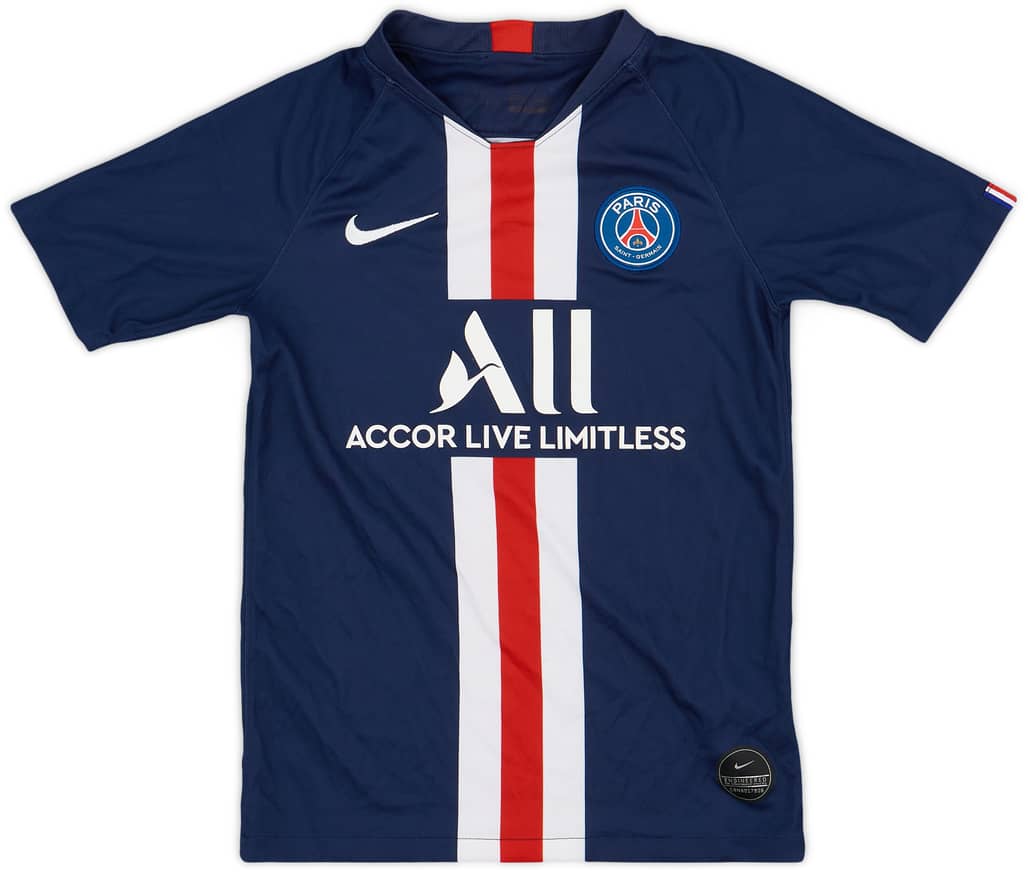 2019-20 Paris Saint-Germain Home Shirt - 8/10 - (M.Boys)