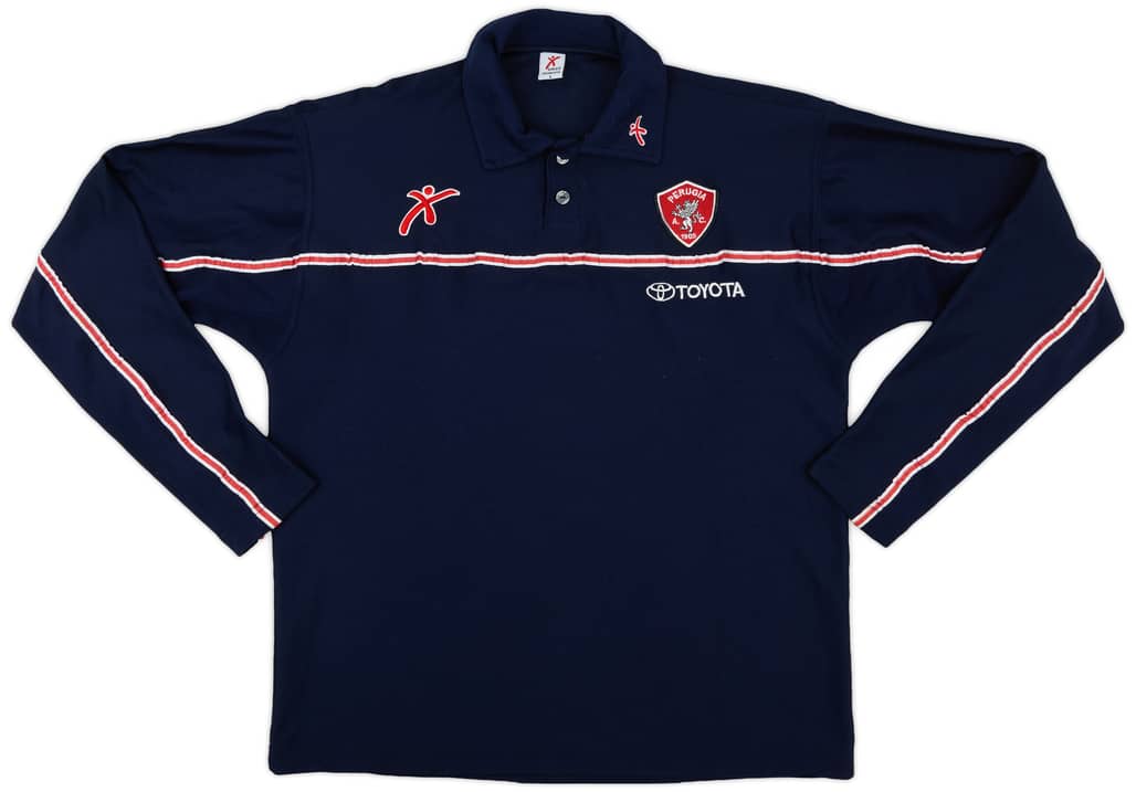 2003-04 Perugia Galex Polo L/S Shirt - 9/10 - (L)