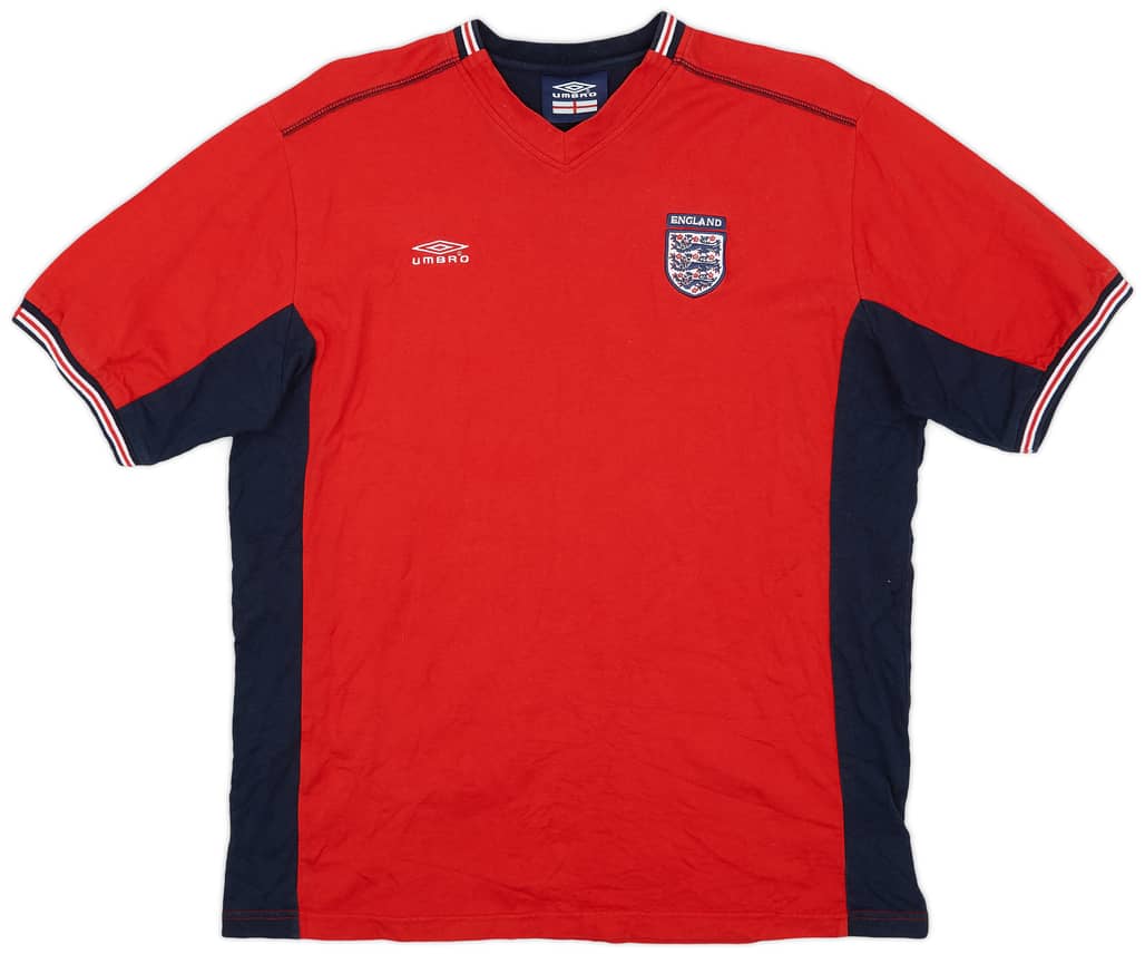 2002-03 England Umbro Cotton Tee - 9/10 - (L)