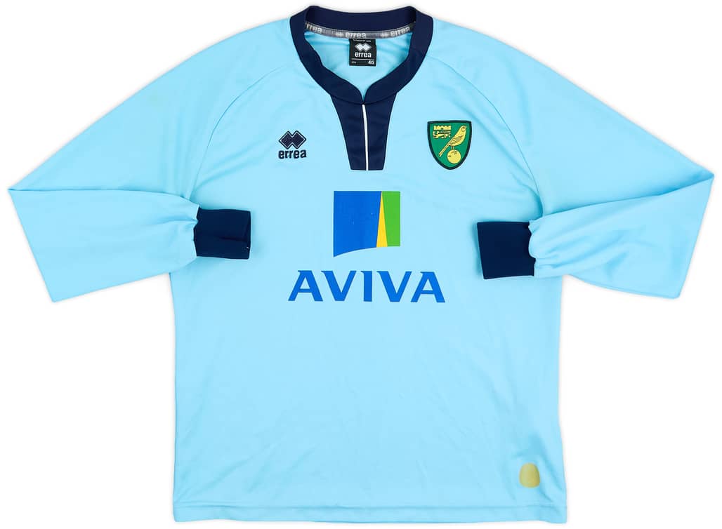 2013-14 Norwich GK Shirt - 6/10 - (XL.Boys)