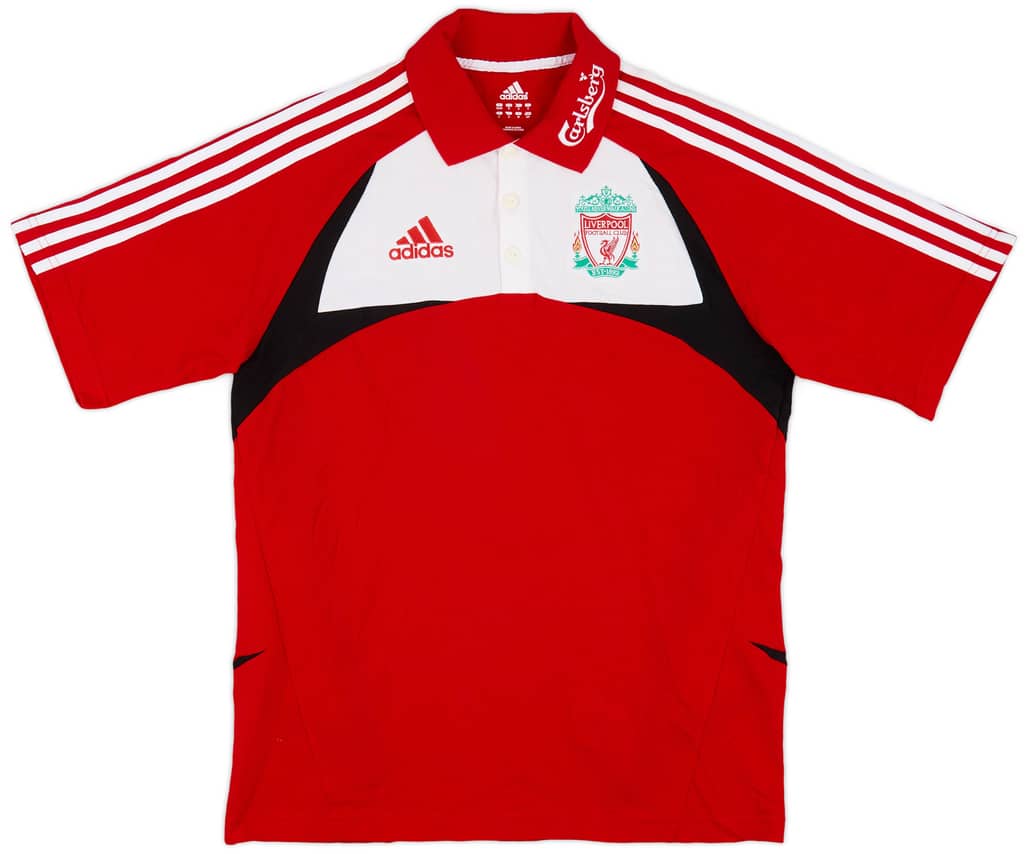 2007-08 Liverpool adidas Polo Shirt (S)
