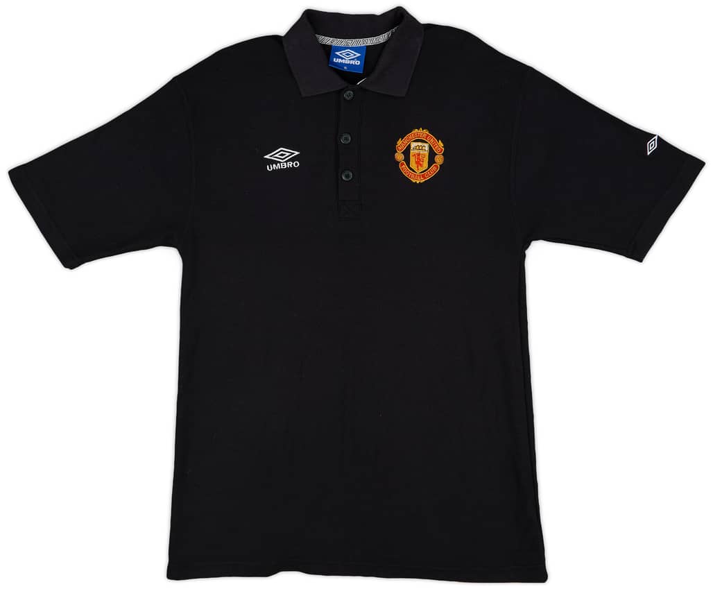1998-99 Manchester United Umbro Polo Shirt - 8/10 - (XL)