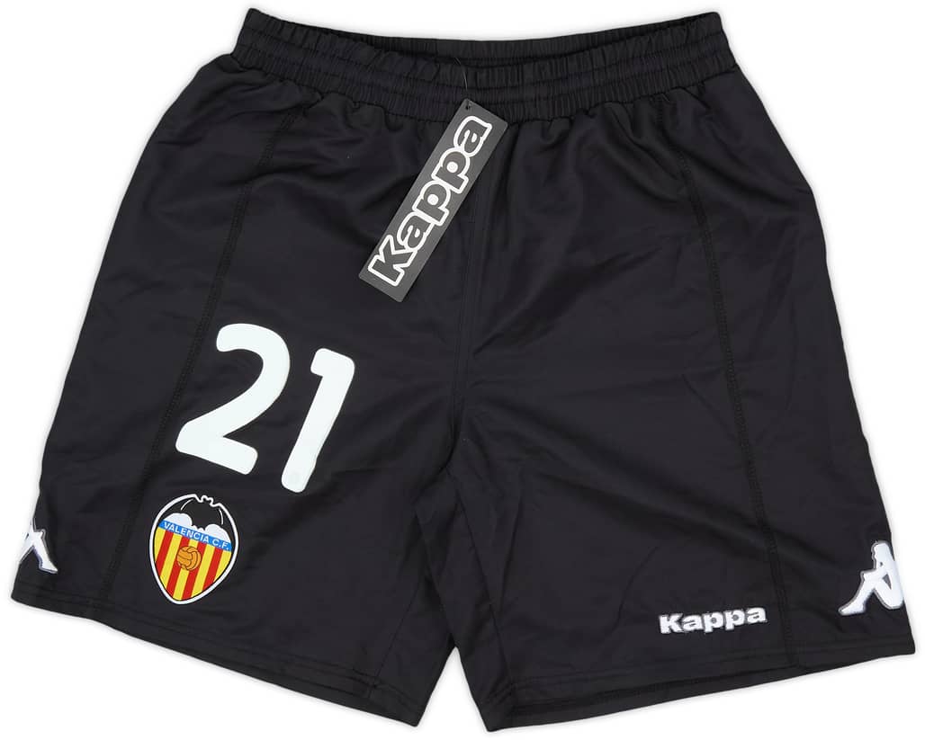 2009-10 Valencia Player Issue Home Shorts #21 (S)