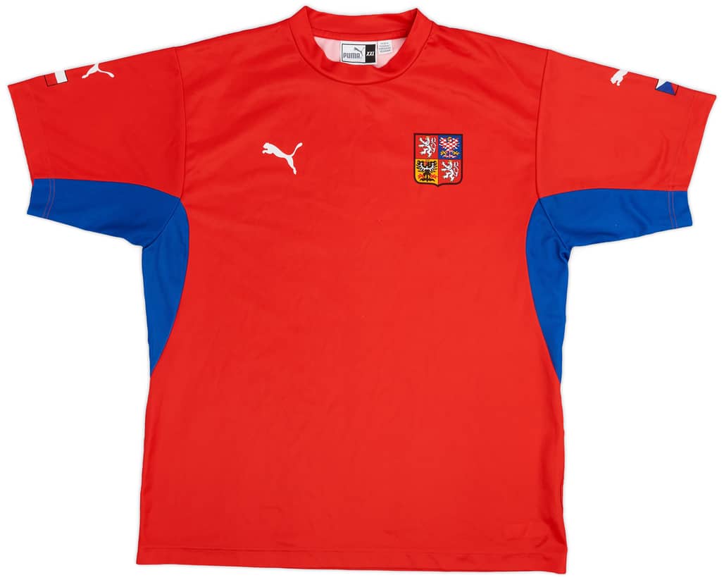 2002-04 Czech Republic Basic Home Shirt - 9/10 - (XXL)