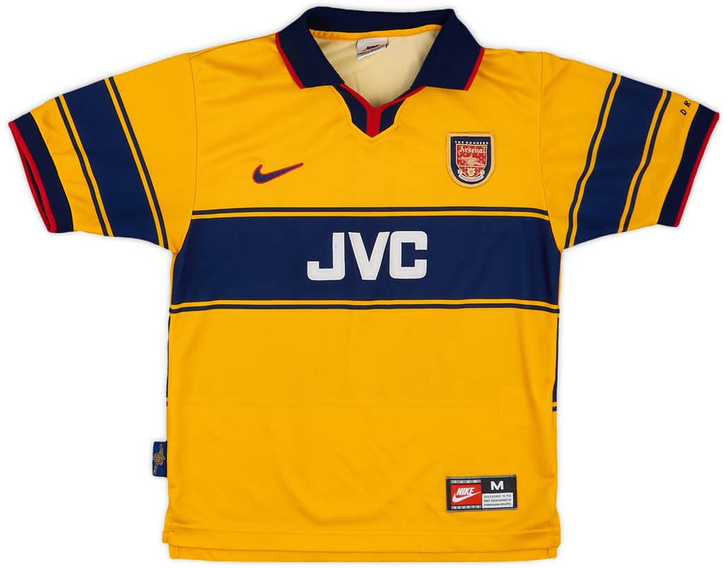1997-99 Arsenal Away Shirt - 9/10 - (M.Boys)