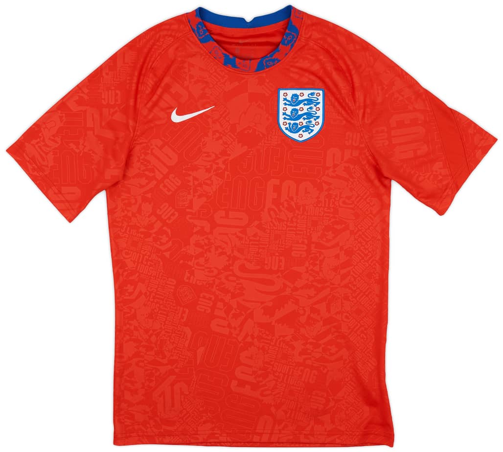 2020-21 England Nike Training Shirt - 7/10 - (S)