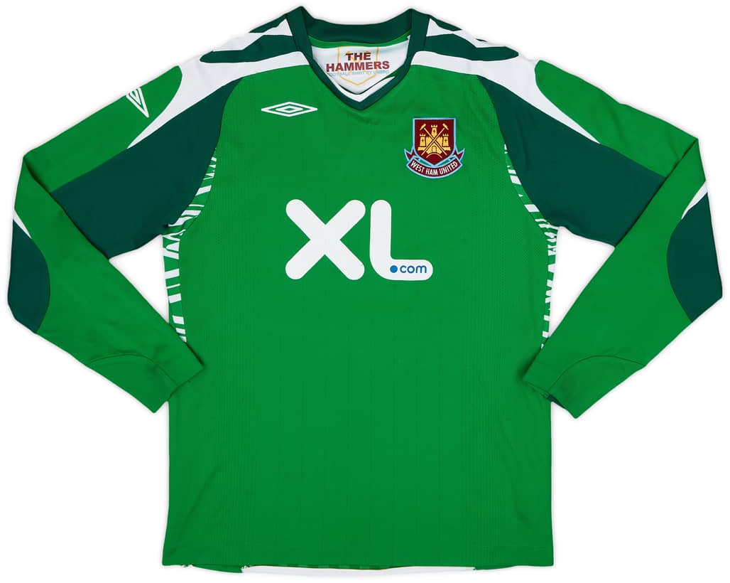 2007-08 West Ham GK Shirt - 6/10 - (L.Boys)