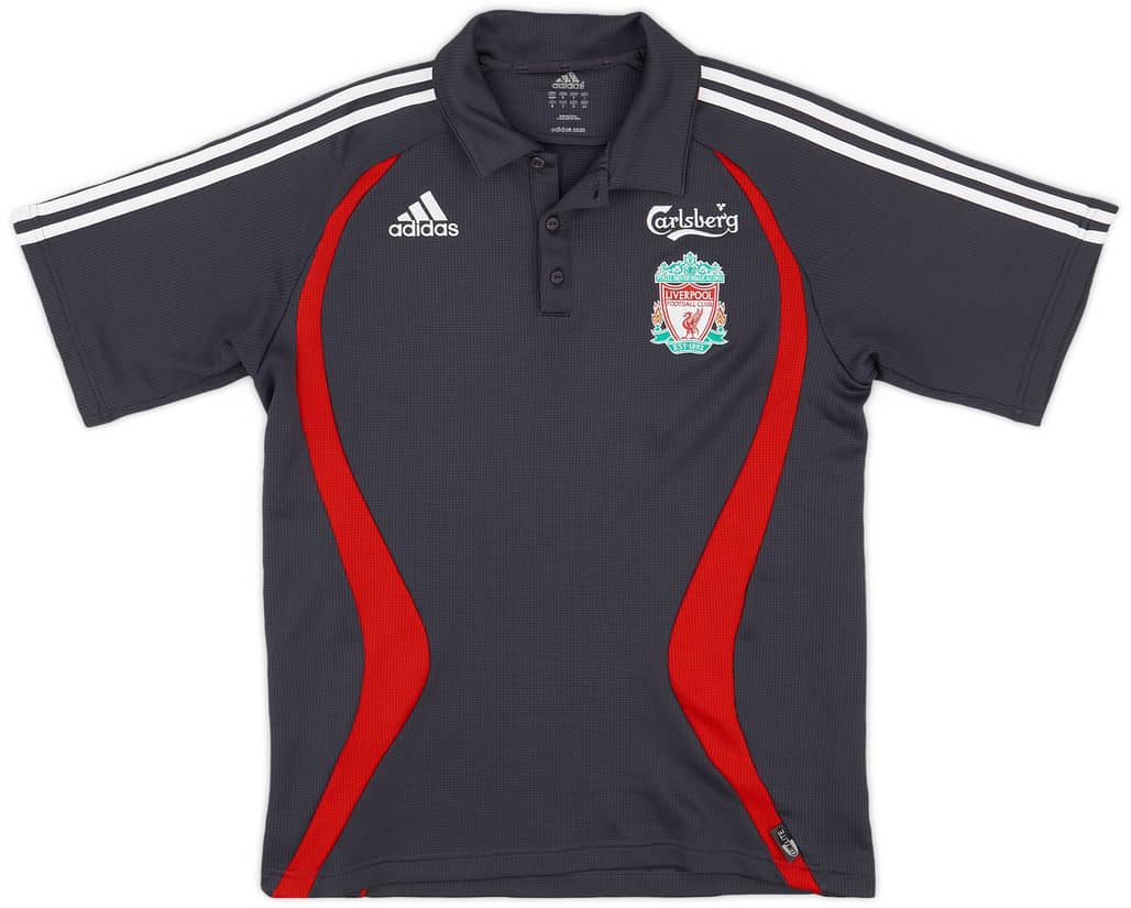 2006-07 Liverpool adidas Polo Shirt - 7/10 - (S)