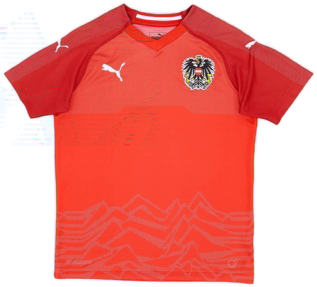 2018-19 Austria Home Shirt - 8/10 - (XL.Boys)
