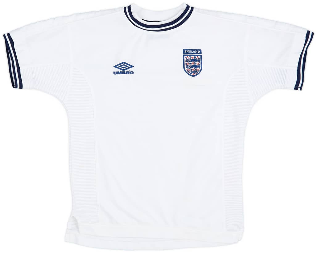 1999-01 England Home Shirt - 8/10 - (L.Boys)