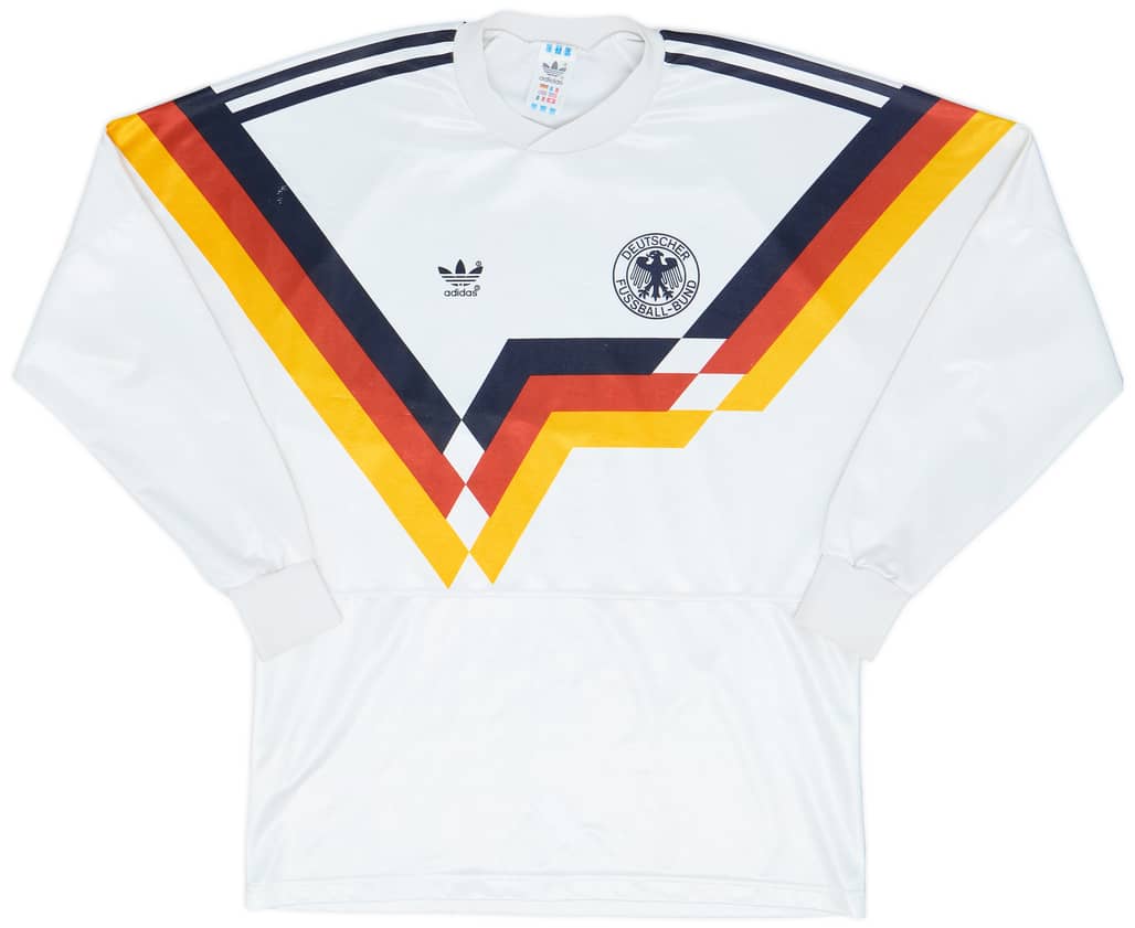 1988-90 West Germany Home L/S Shirt - 8/10 - (M)