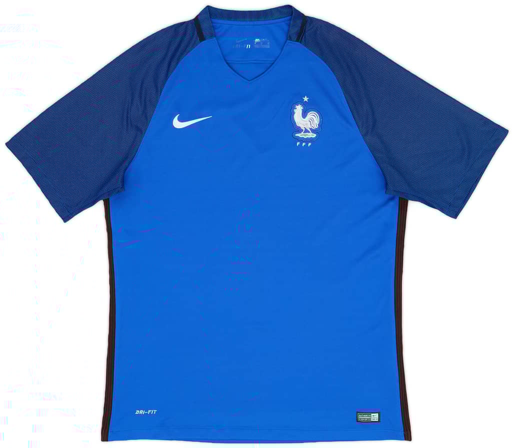 2016-17 France Home Shirt - 8/10 - (XL)