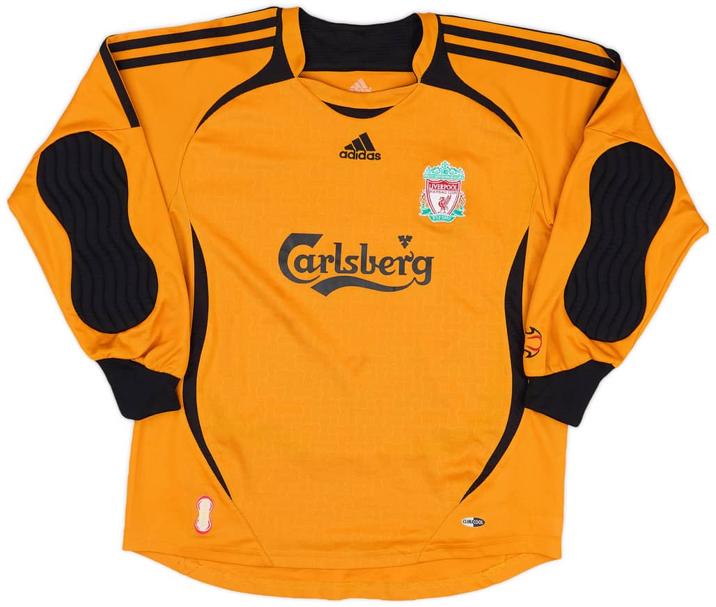 2006-07 Liverpool GK Shirt - 8/10 - (XL.Boys)