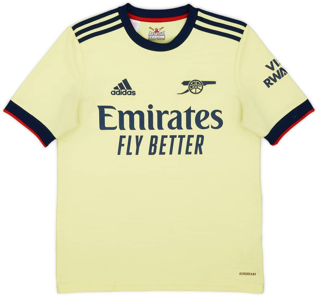 2021-22 Arsenal Away Shirt - 7/10 - (L.Boys)