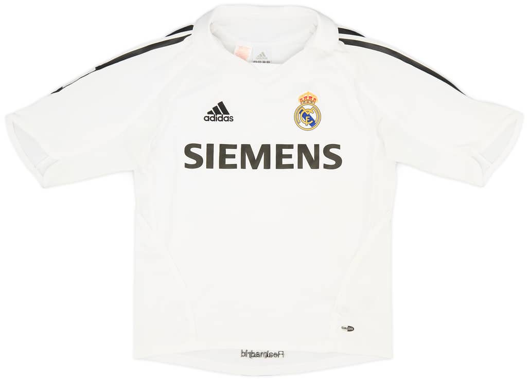 2005-06 Real Madrid Home Shirt - 7/10 - (L.Boys)