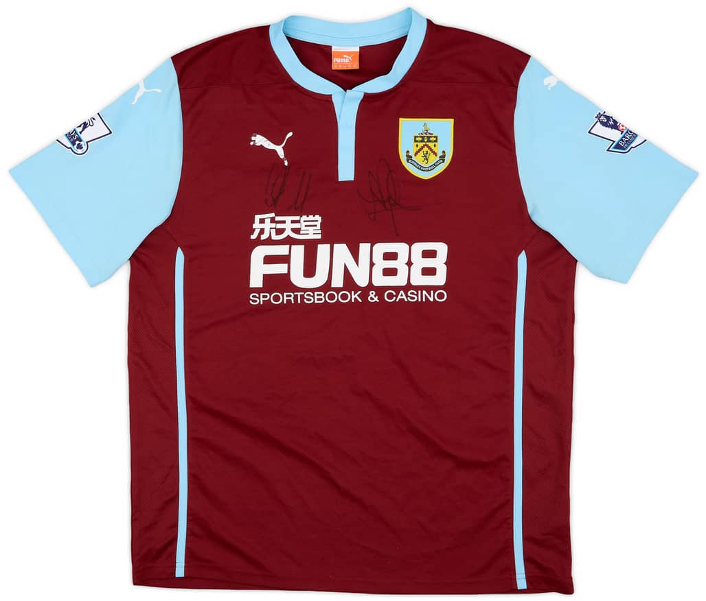 2014-15 Burnley Signed Home Shirt - 6/10 - (XL)