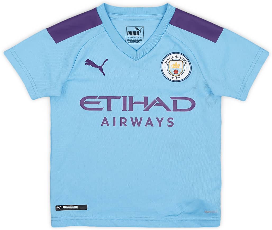 2019-20 Manchester City Home Shirt - 7/10 - (4-5Y)