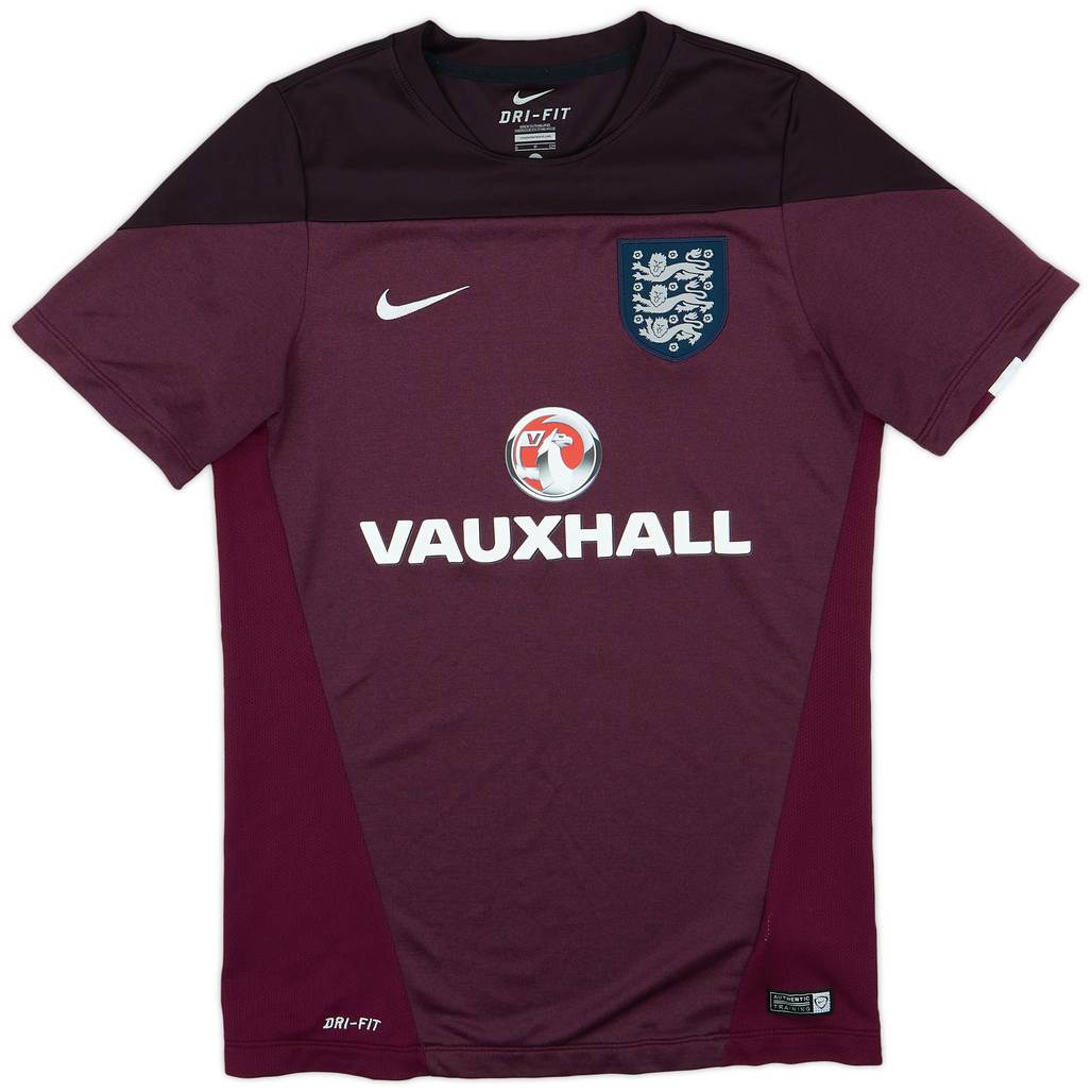 2014-15 England Nike Training Shirt - 8/10 - (S)