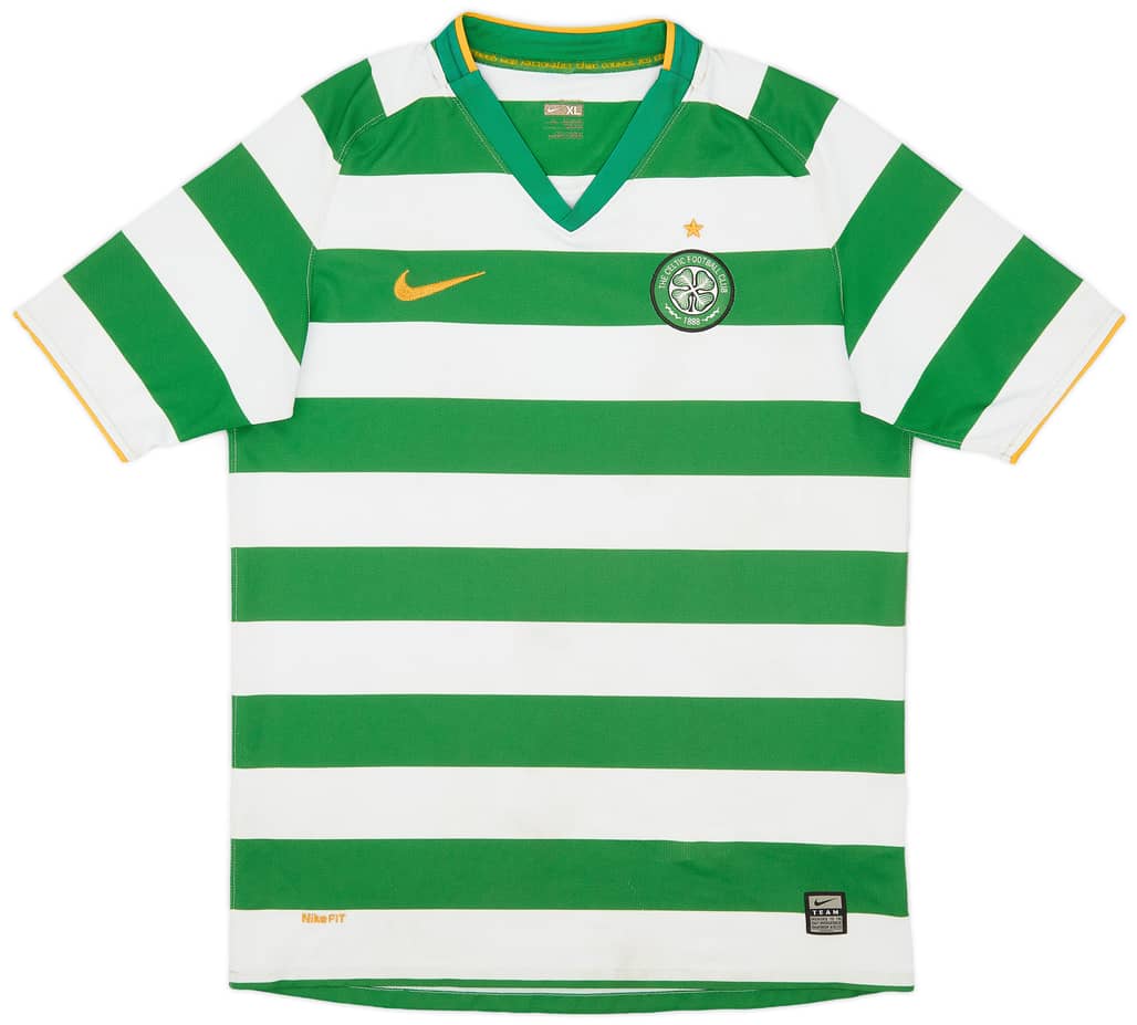 2008-10 Celtic Home Shirt - 8/10 - (XL.Boys)