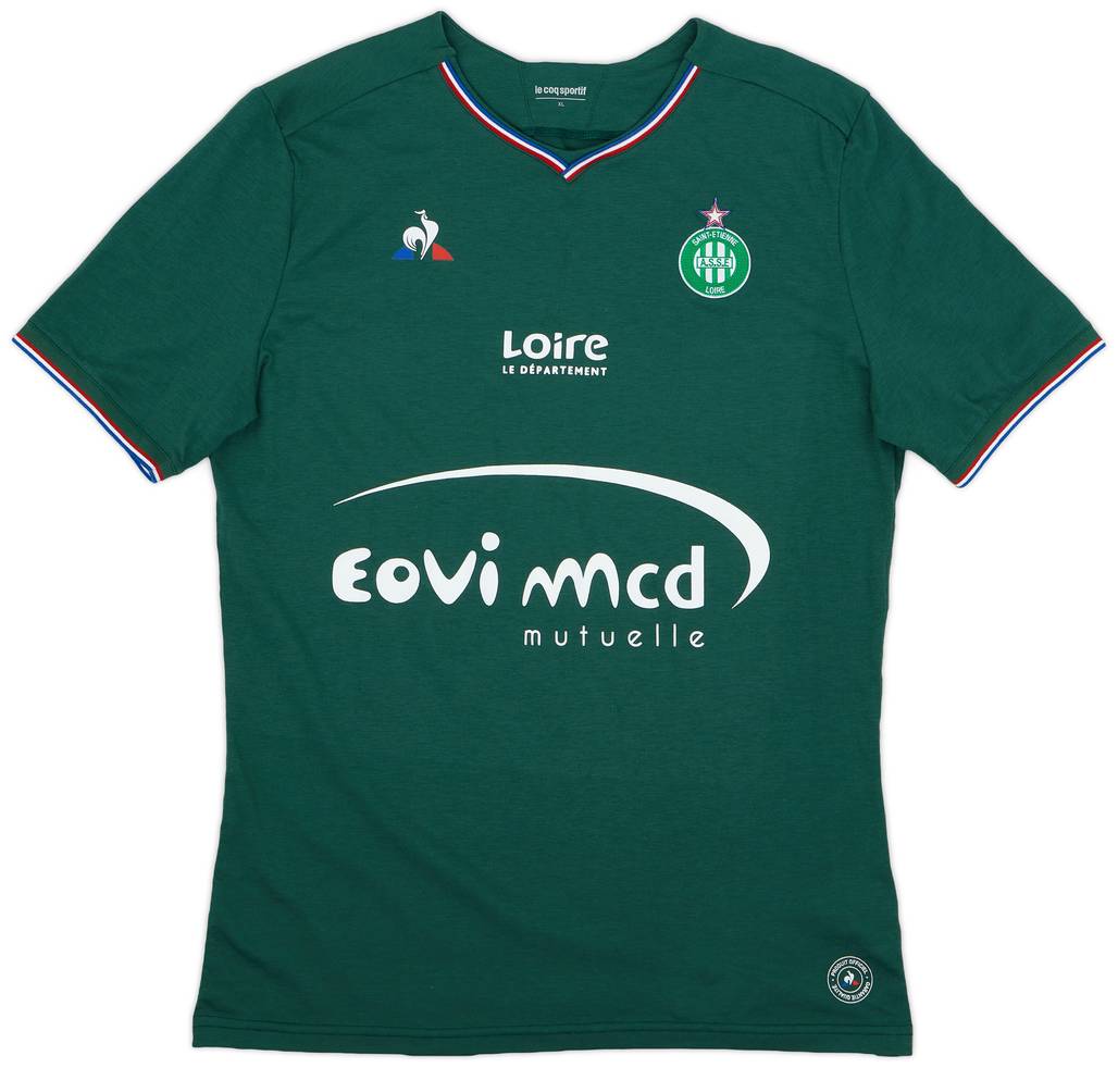 2017-18 Saint Etienne Home Shirt - 9/10 - (XL)