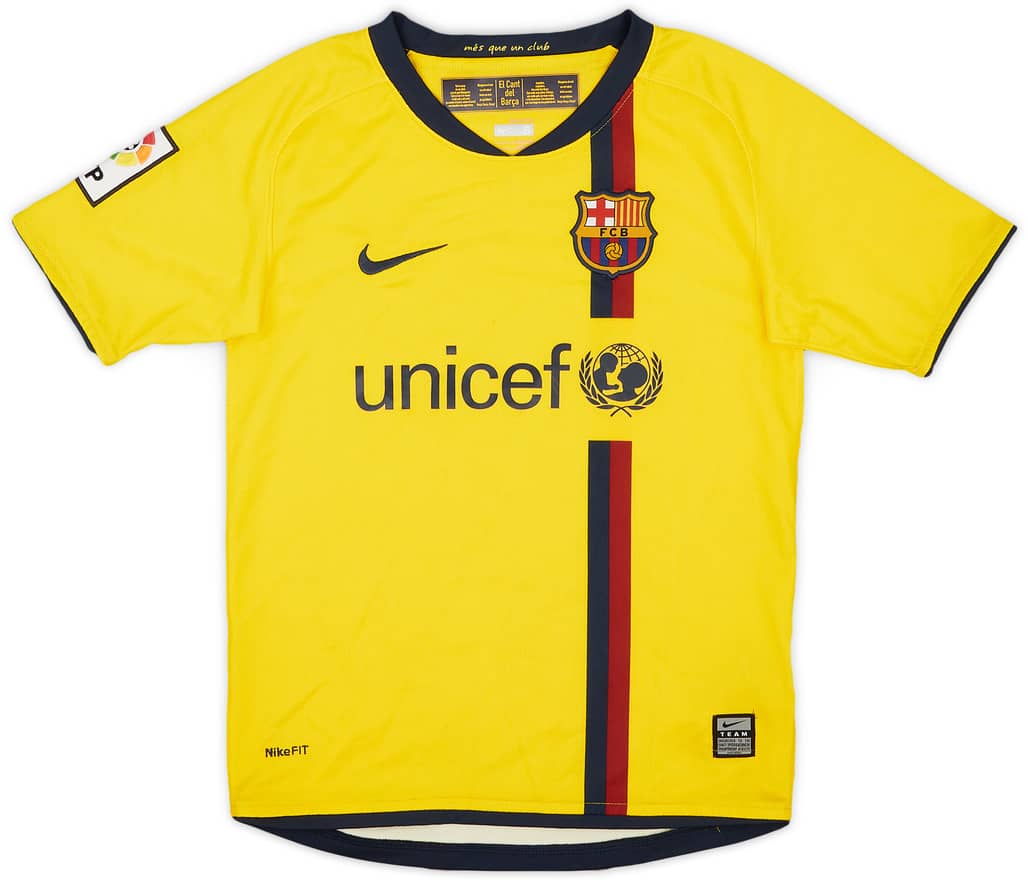 2008-10 Barcelona Away Shirt - 8/10 - (S.Boys)