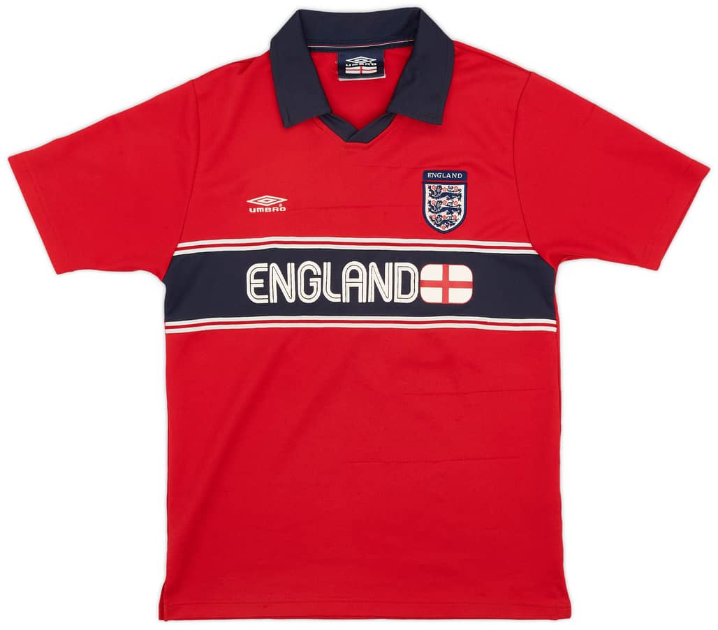 2002-03 England Umbro Polo Shirt #10 - 6/10 - (S)
