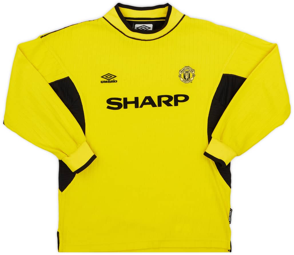 1999-00 Manchester United GK Shirt - 7/10 - (L.Boys)