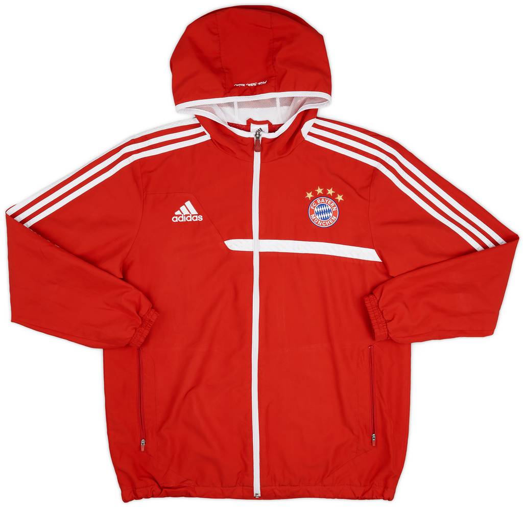 2013-14 Bayern Munich adidas Hooded Track Jacket - 9/10 - (L)