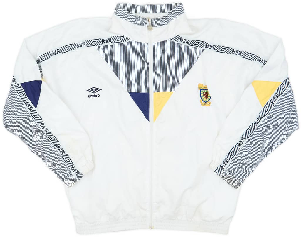 1990-92 Scotland Umbro Track Jacket - 8/10 - (M)