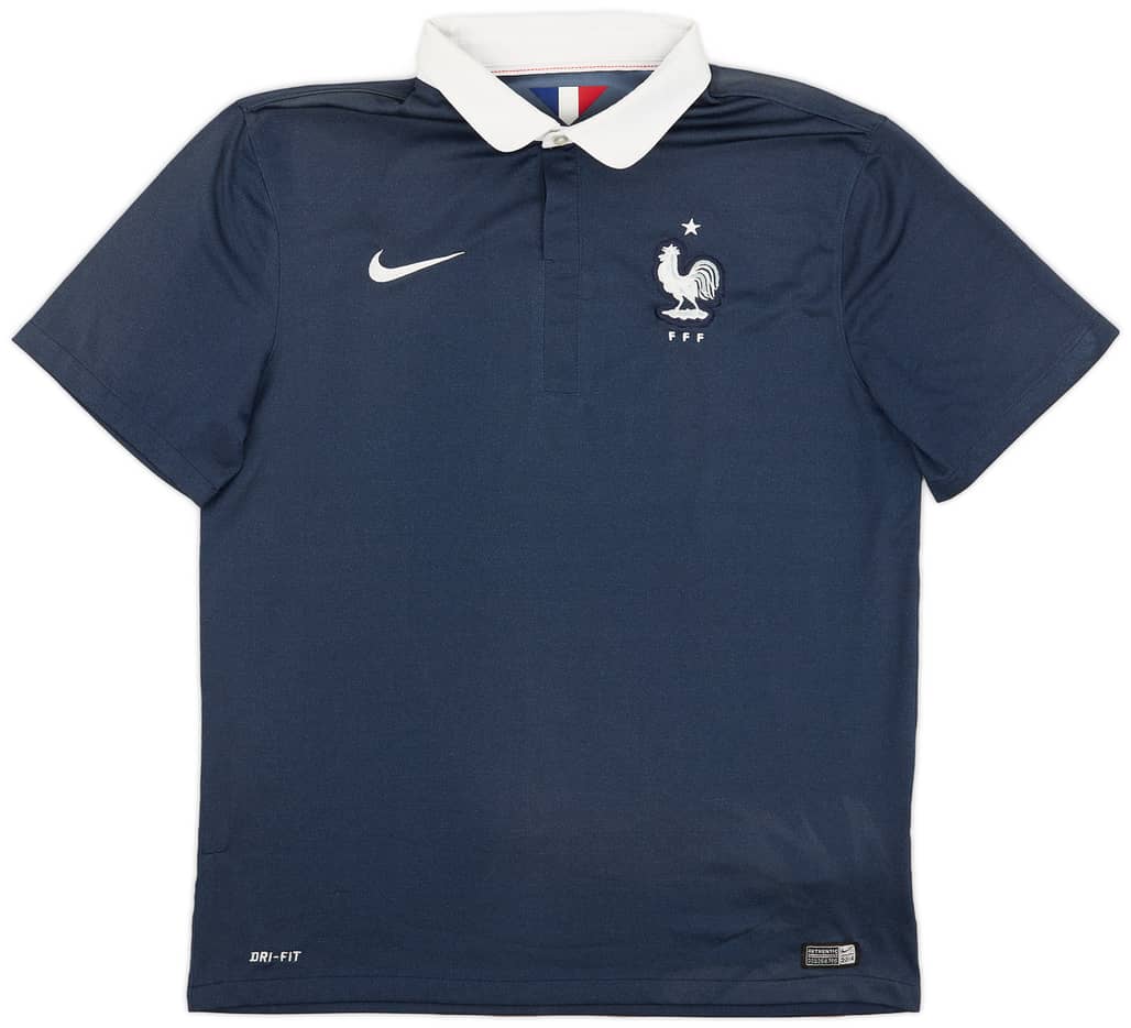 2014-15 France Home Shirt - 7/10 - (L)