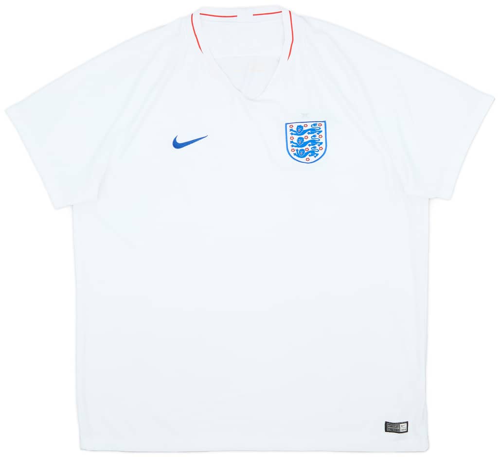 2018-19 England Home Shirt - 9/10 - (3XL)