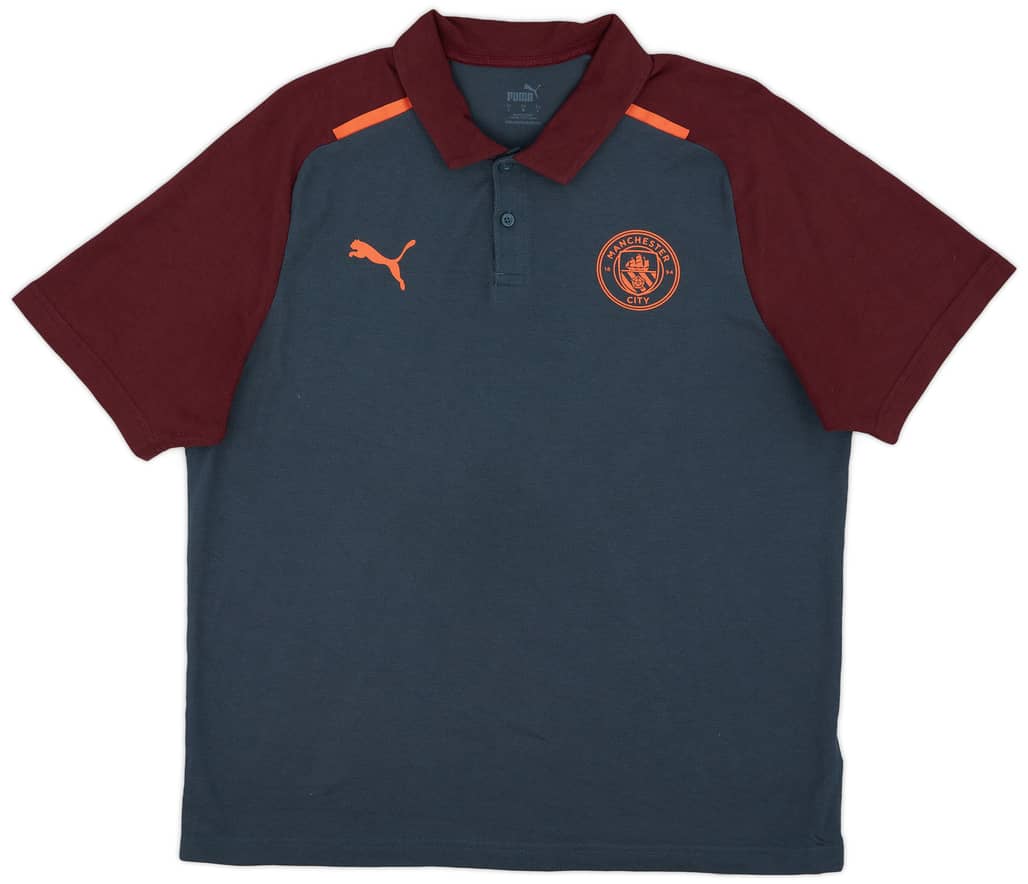 2023-24 Manchester City Puma Polo Shirt - 9/10 - (L)