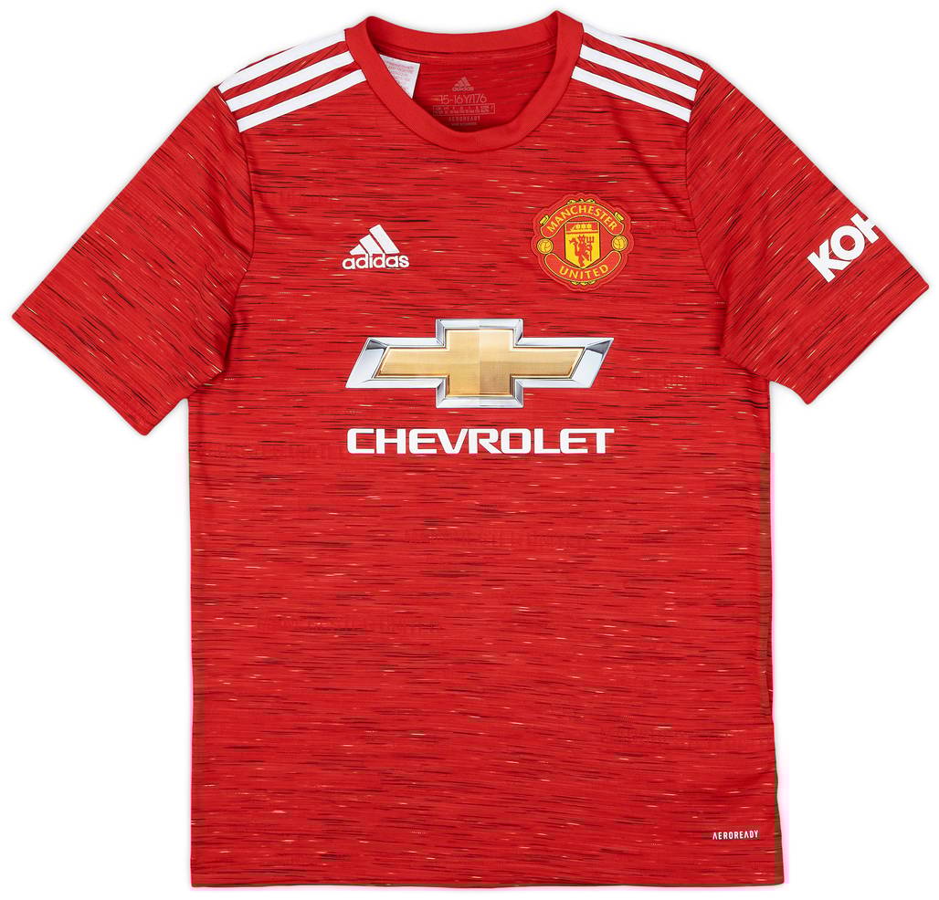 2020-21 Manchester United Home Shirt - 7/10 - (XL.Boys)