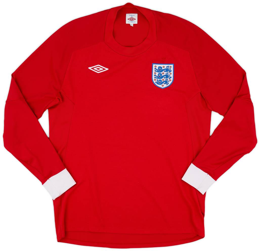 2010-11 England 'Poland/Ukraine 2012' Away L/S Shirt - 9/10 - (L)