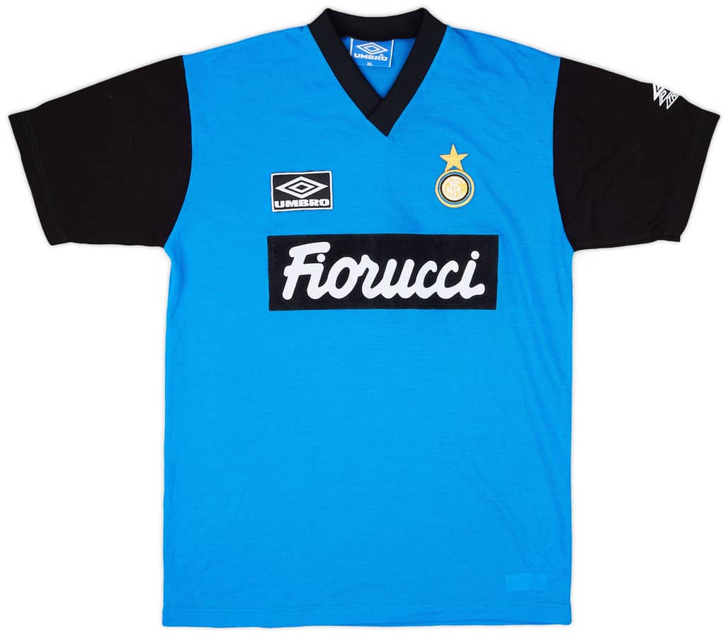 1992-94 Inter Milan Umbro Training Shirt - 9/10 - (XL)