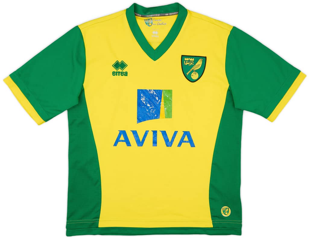 2013-14 Norwich Home Shirt - 5/10 - (S)