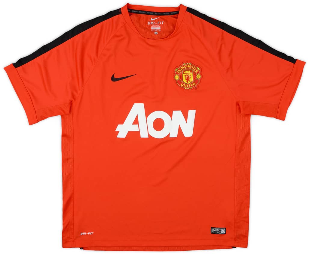 2014-15 Manchester United Nike Training Shirt - 9/10 - (XL)