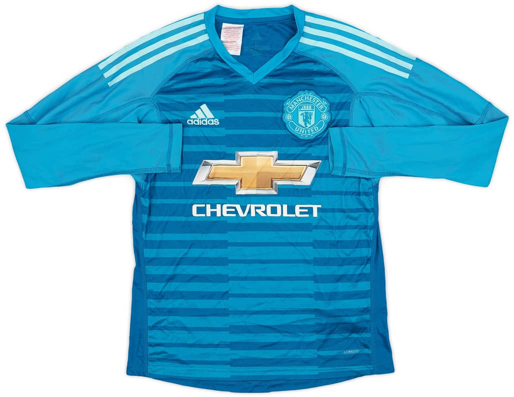 2018-19 Manchester United Home GK Shirt - 6/10 - (L.Boys)