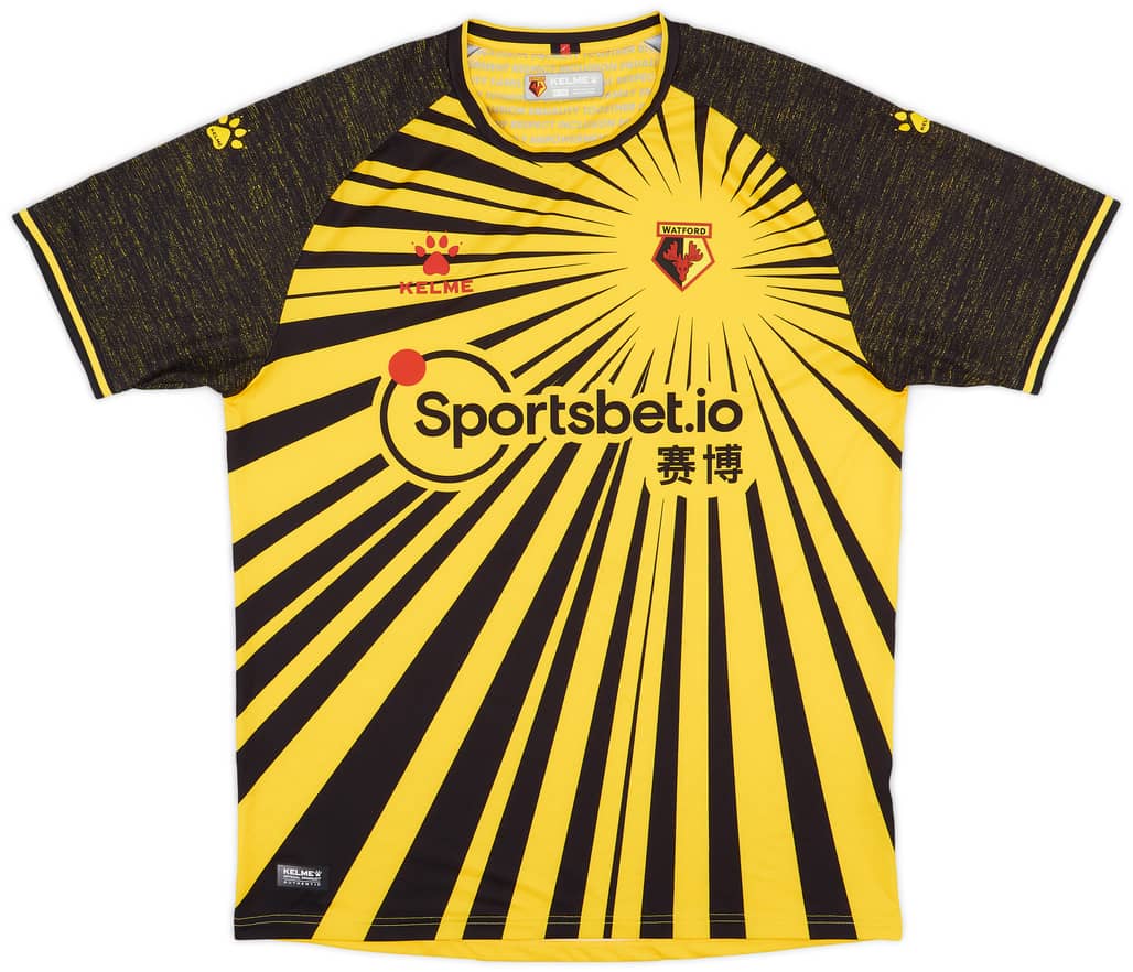 2020-21 Watford Home Shirt - 8/10 - (XXL)