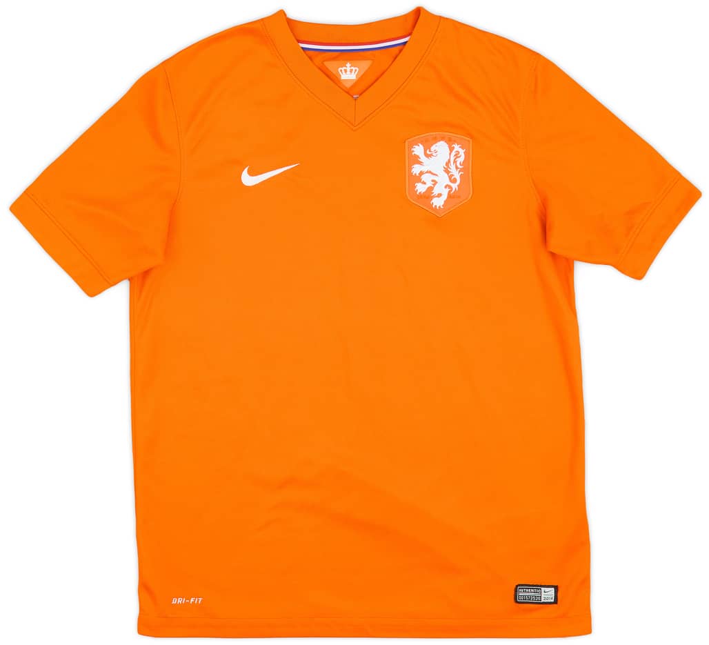 2014-15 Netherlands Home Shirt - 9/10 - (XL.Boys)
