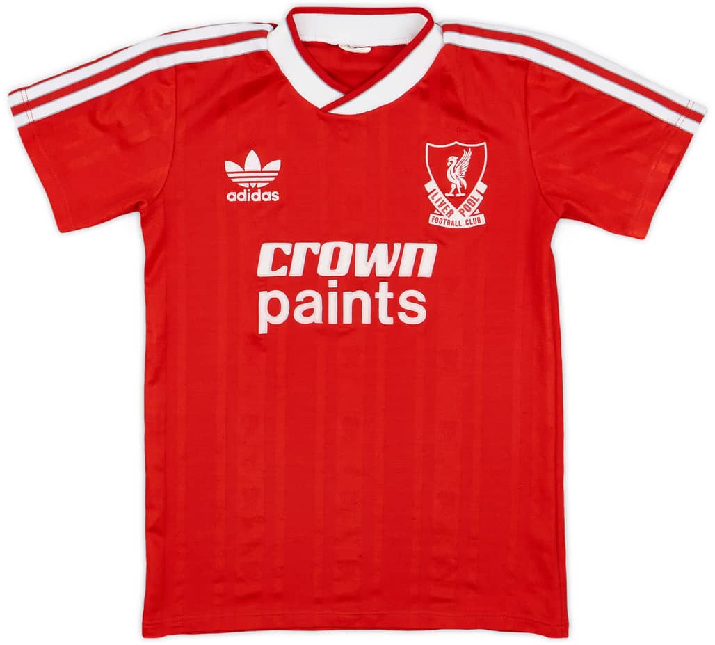 1987-88 Liverpool Home Shirt - 7/10 - (Y)