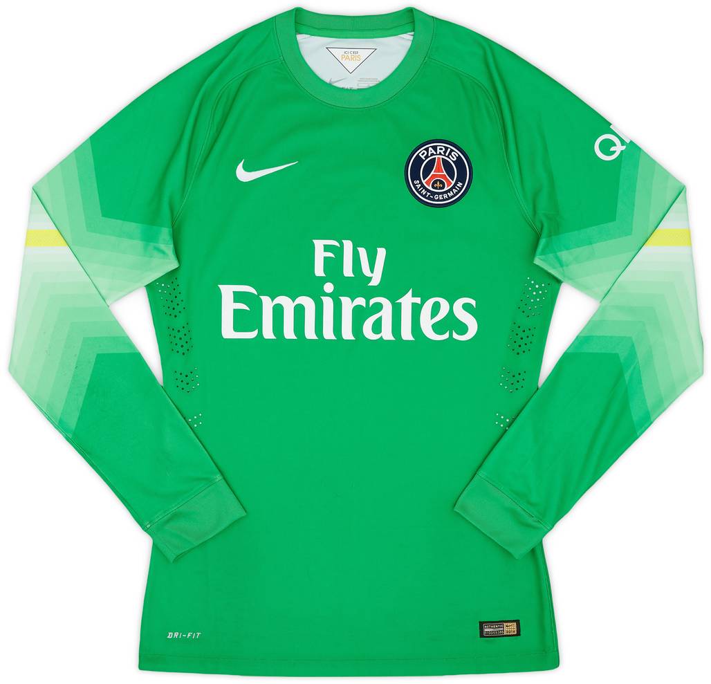 2014-15 Paris Saint-Germain Authentic GK Shirt - 9/10 - (M)
