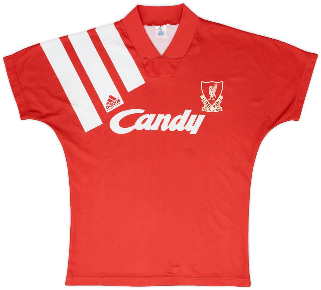 1991-92 Liverpool Home Shirt - 8/10 - (S)