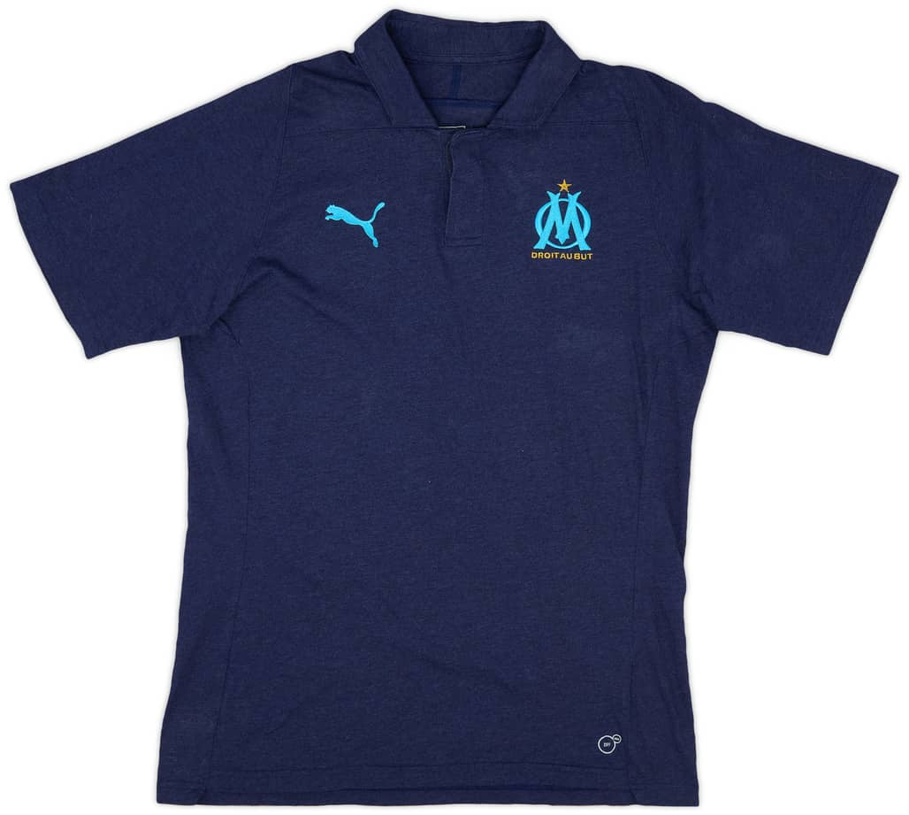 2018-19 Olympique Marseille Puma Polo Shirt - 7/10 - (L)